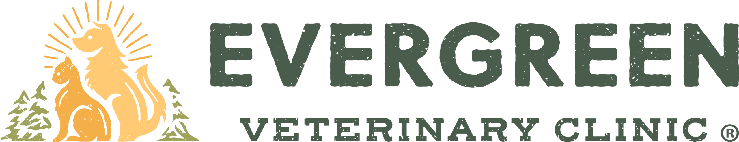 Evergreen Vet Clinic Logo